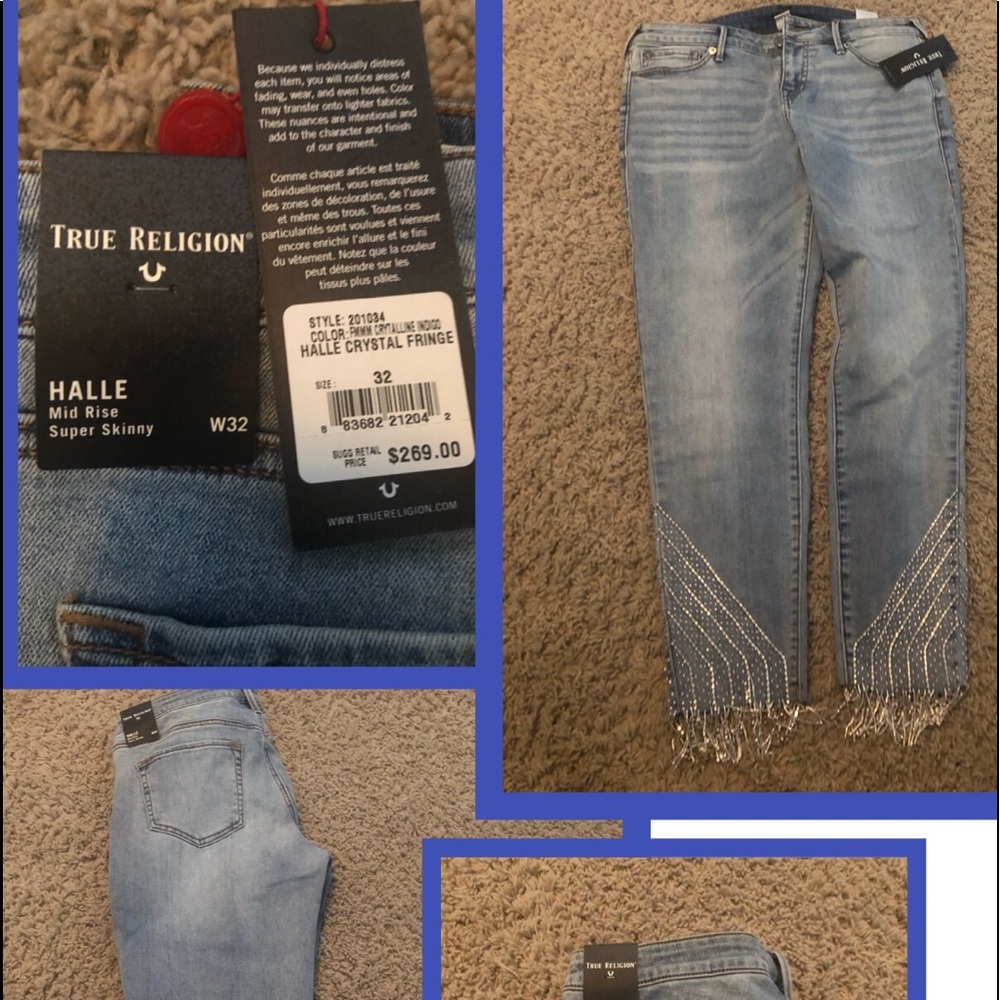 True religion jeans size 32